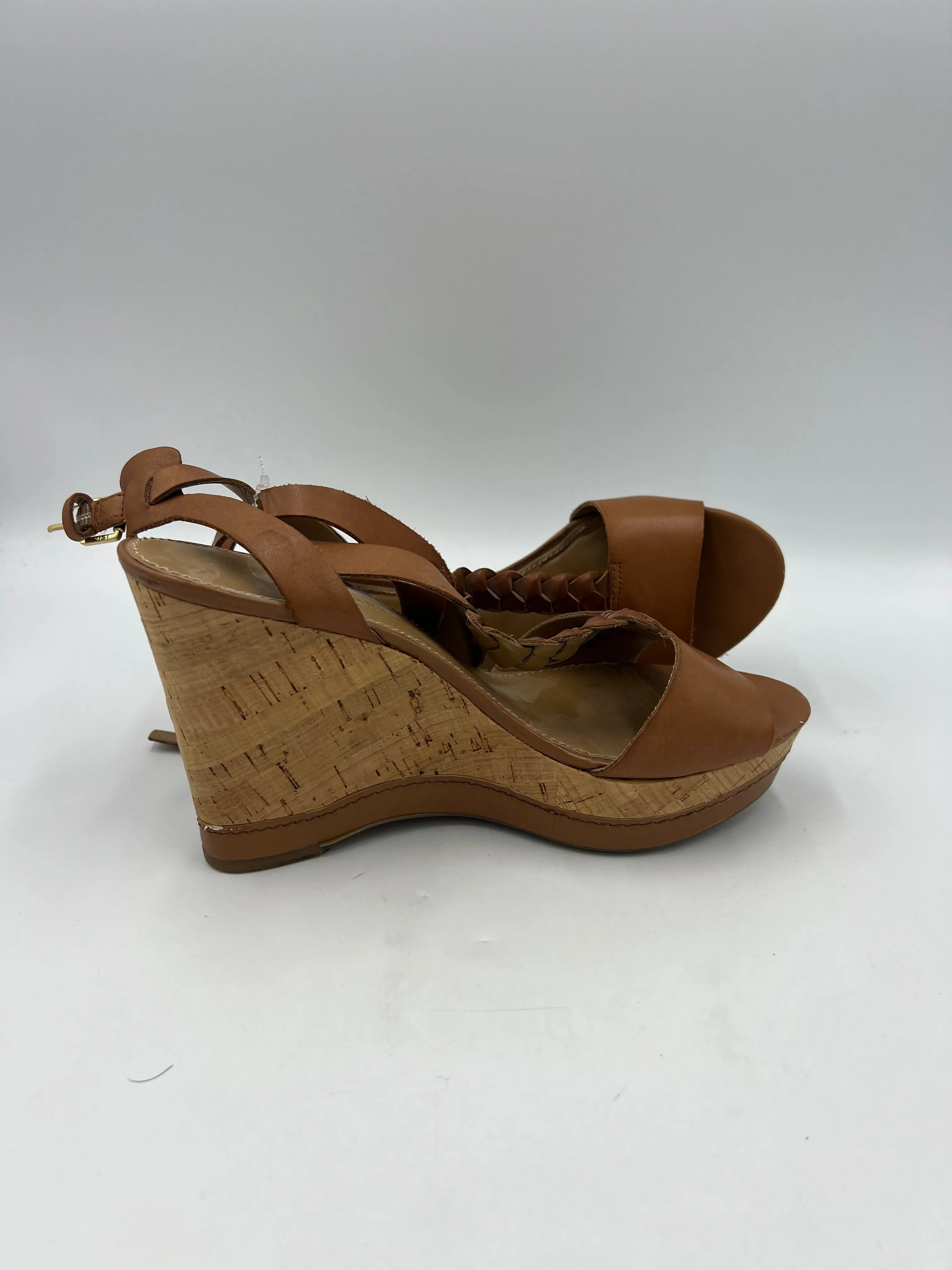 Espadrille Wedge By Franco Sarto In Brown, Size: 8.5 franco sarto