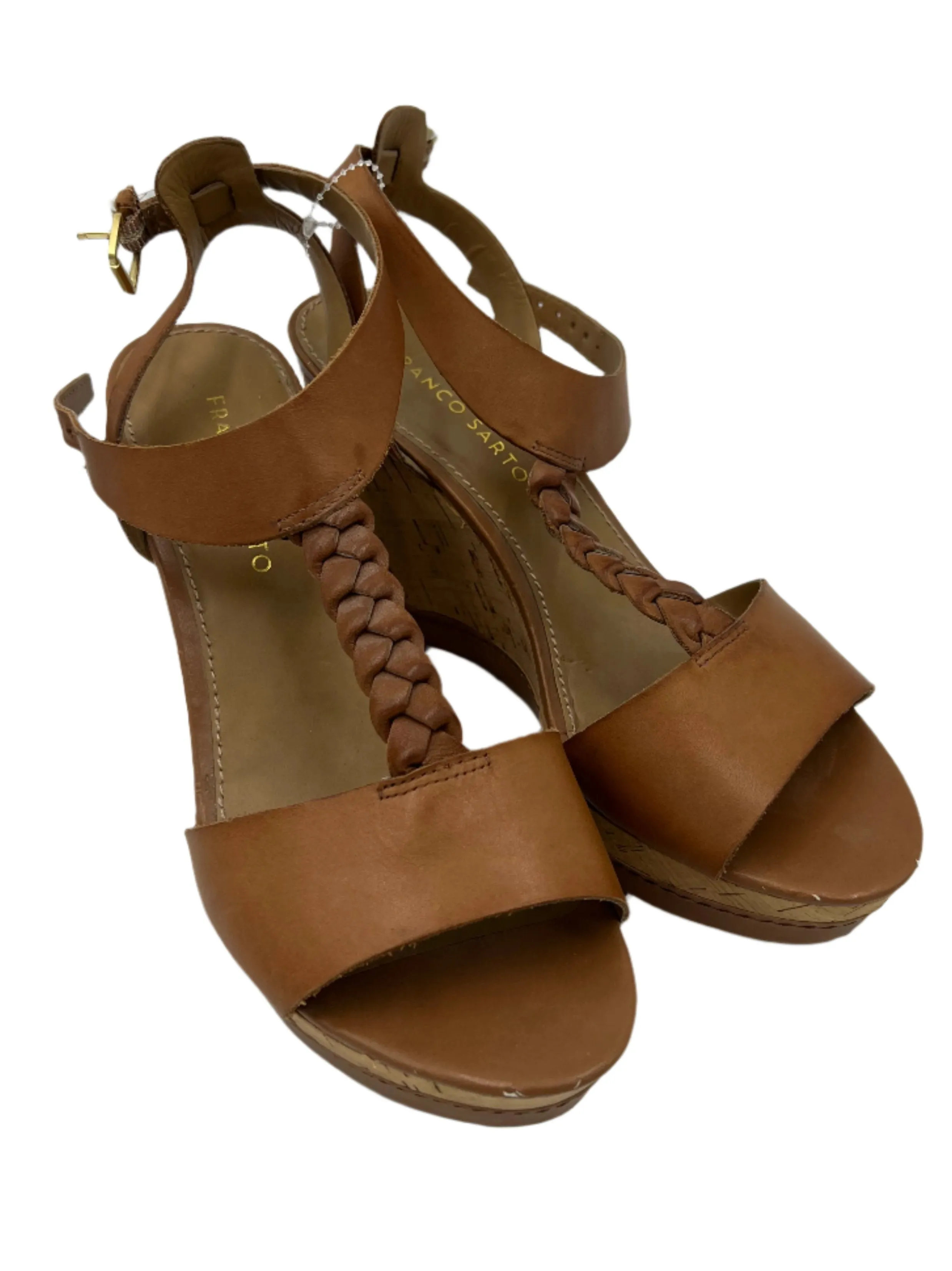 Espadrille Wedge By Franco Sarto In Brown, Size: 8.5 franco sarto