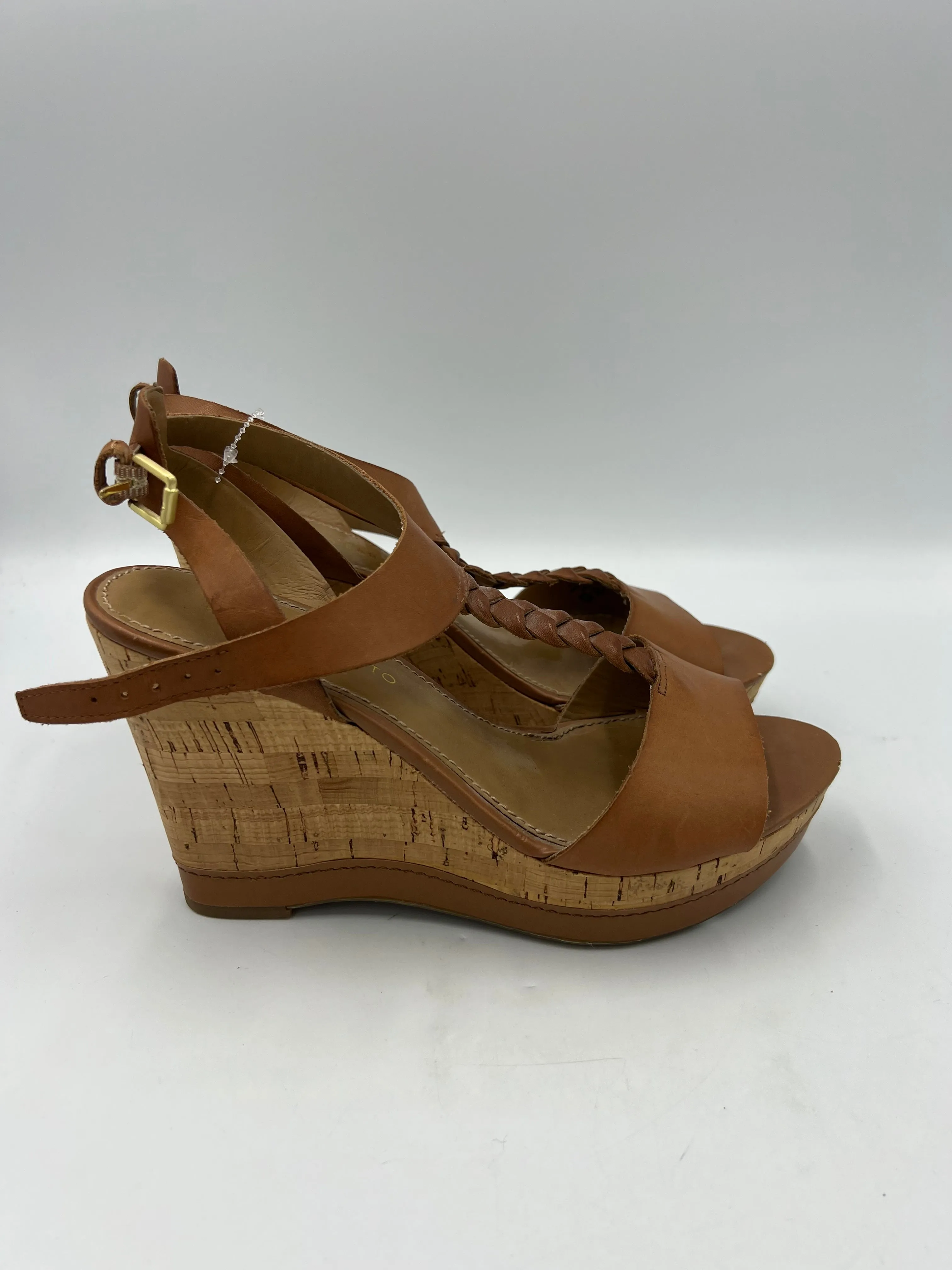 Espadrille Wedge By Franco Sarto In Brown, Size: 8.5 franco sarto