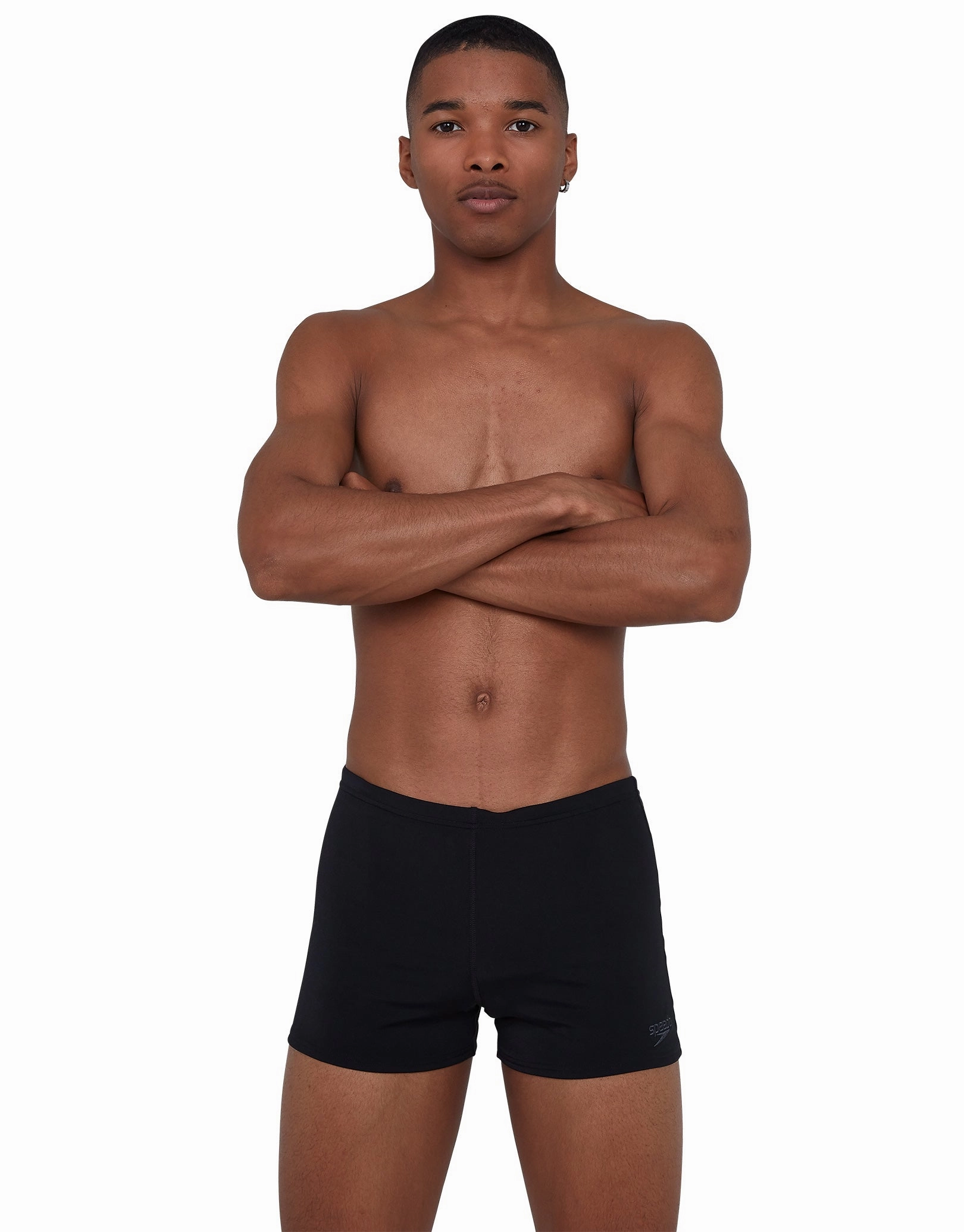 Essential Endurance Plus Swim Trunk - Black casual mens swimwear, affordable swimwear for men