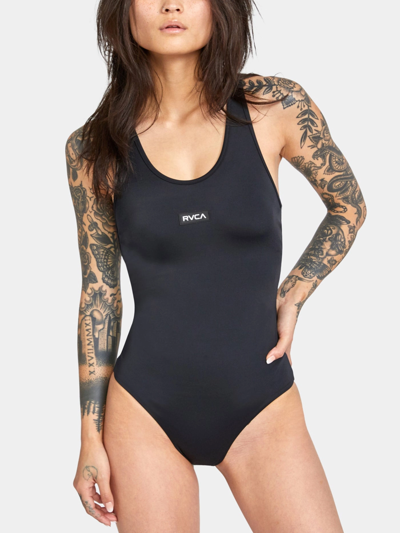 Essential One Piece Swimsuit basic swimsuits for women, durable swimwear for ladies