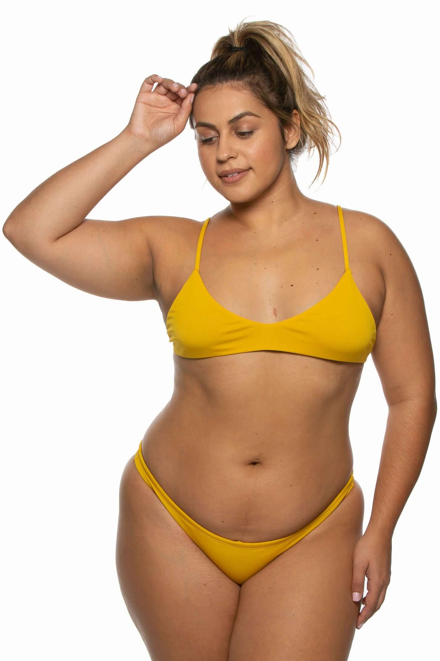 Europe Bikini Bottom - Mustard