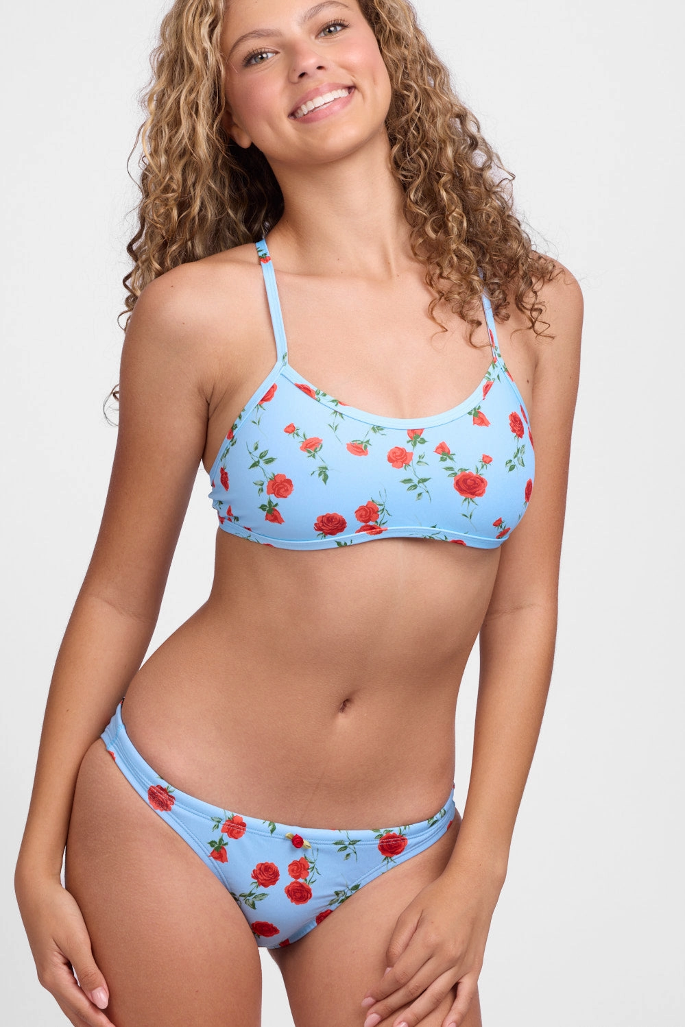 Europe Bikini Bottom - Wild Rose