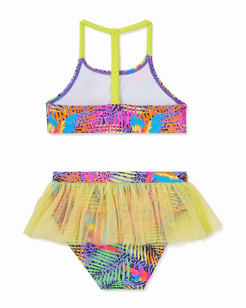 Flapdoodles AOP Halter Tutu 2pc Swimsuit