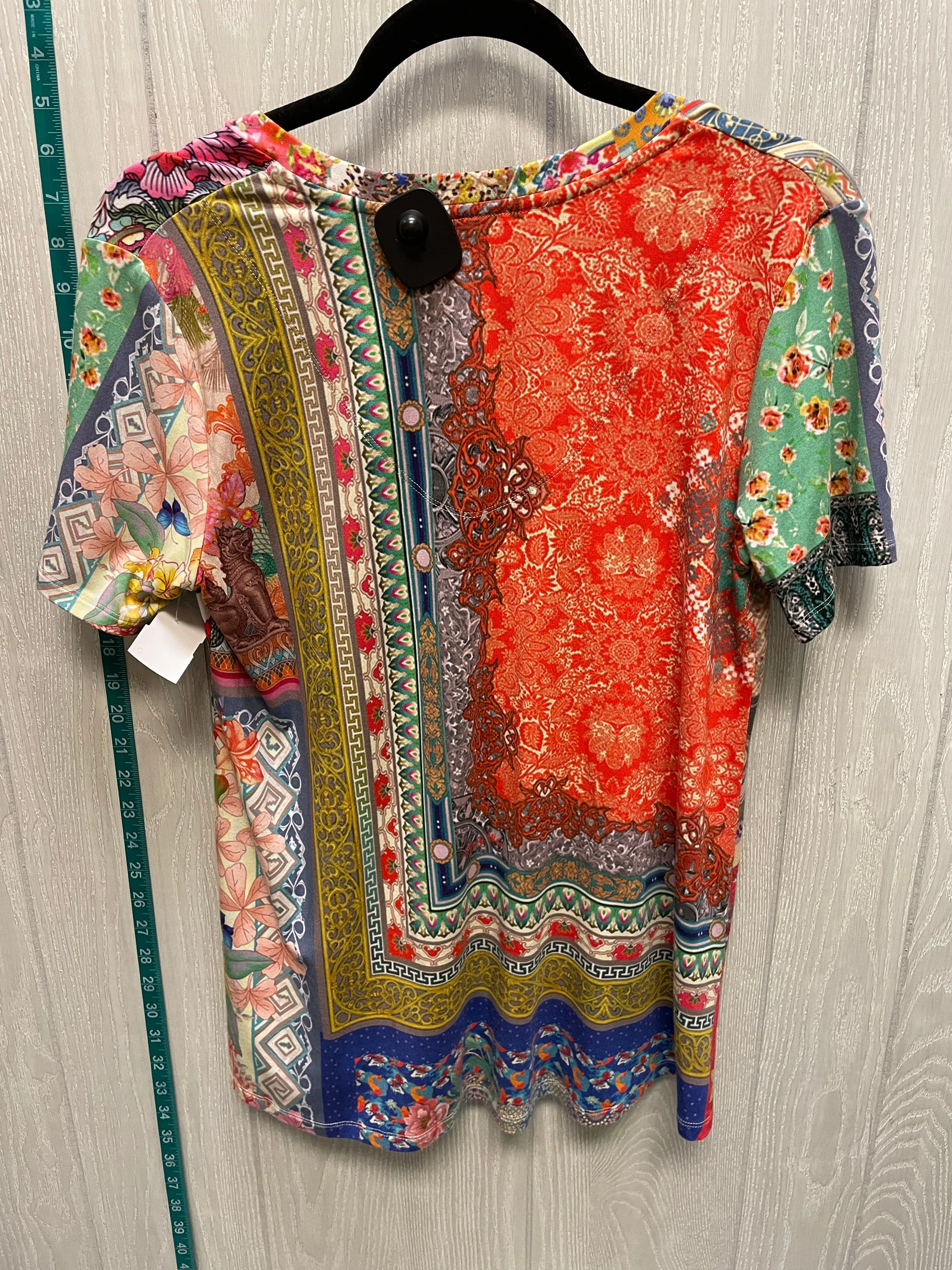 Floral Print Top Short Sleeve Johnny Was, Size Xs Johnny Was Clothing