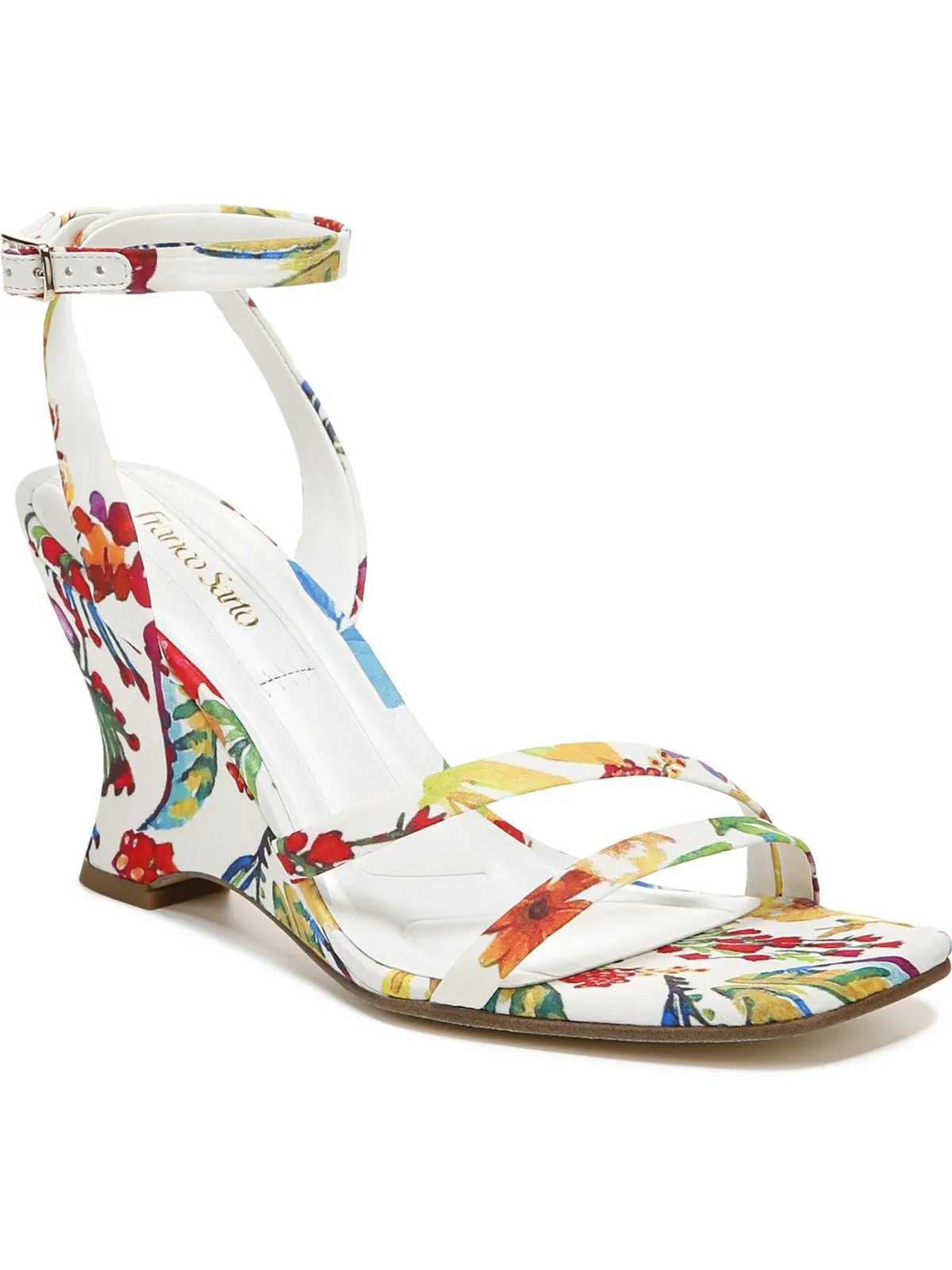 FRANCA Womens Open Toe Ankle Strap Wedge Heels ecco Shoes