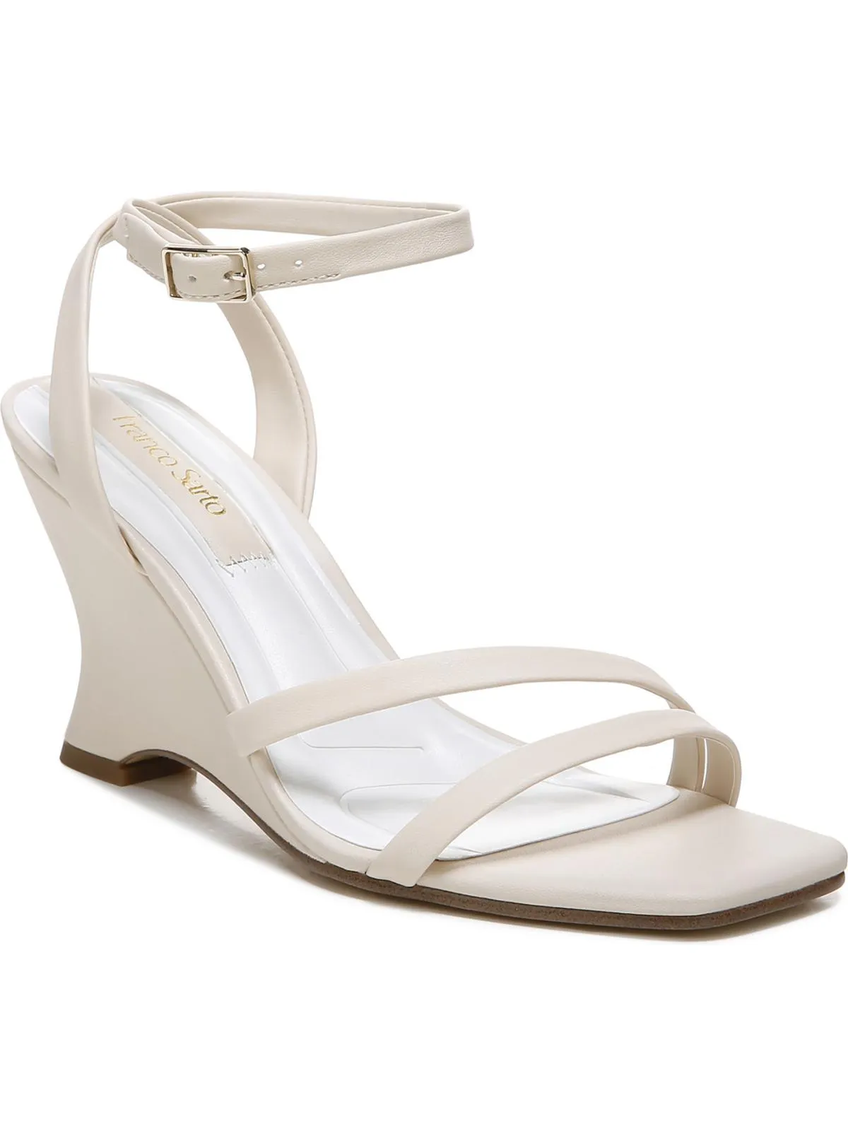 FRANCA Womens Open Toe Ankle Strap Wedge Heels ecco Shoes