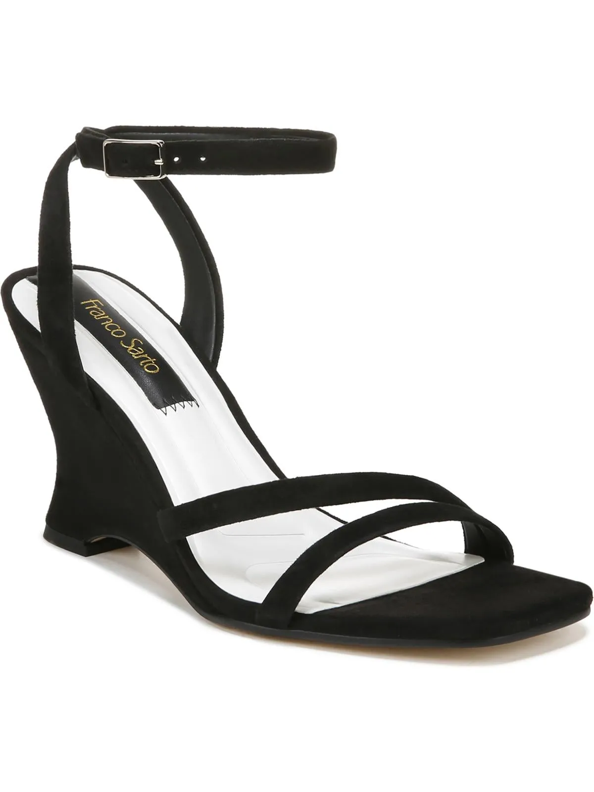 FRANCA Womens Open Toe Ankle Strap Wedge Heels ecco Shoes