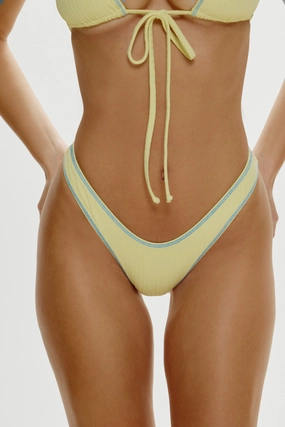 Full Moon Micro Bikini Bottom - Honeycomb womens printed swimsuits, beach ready swimwear ladies