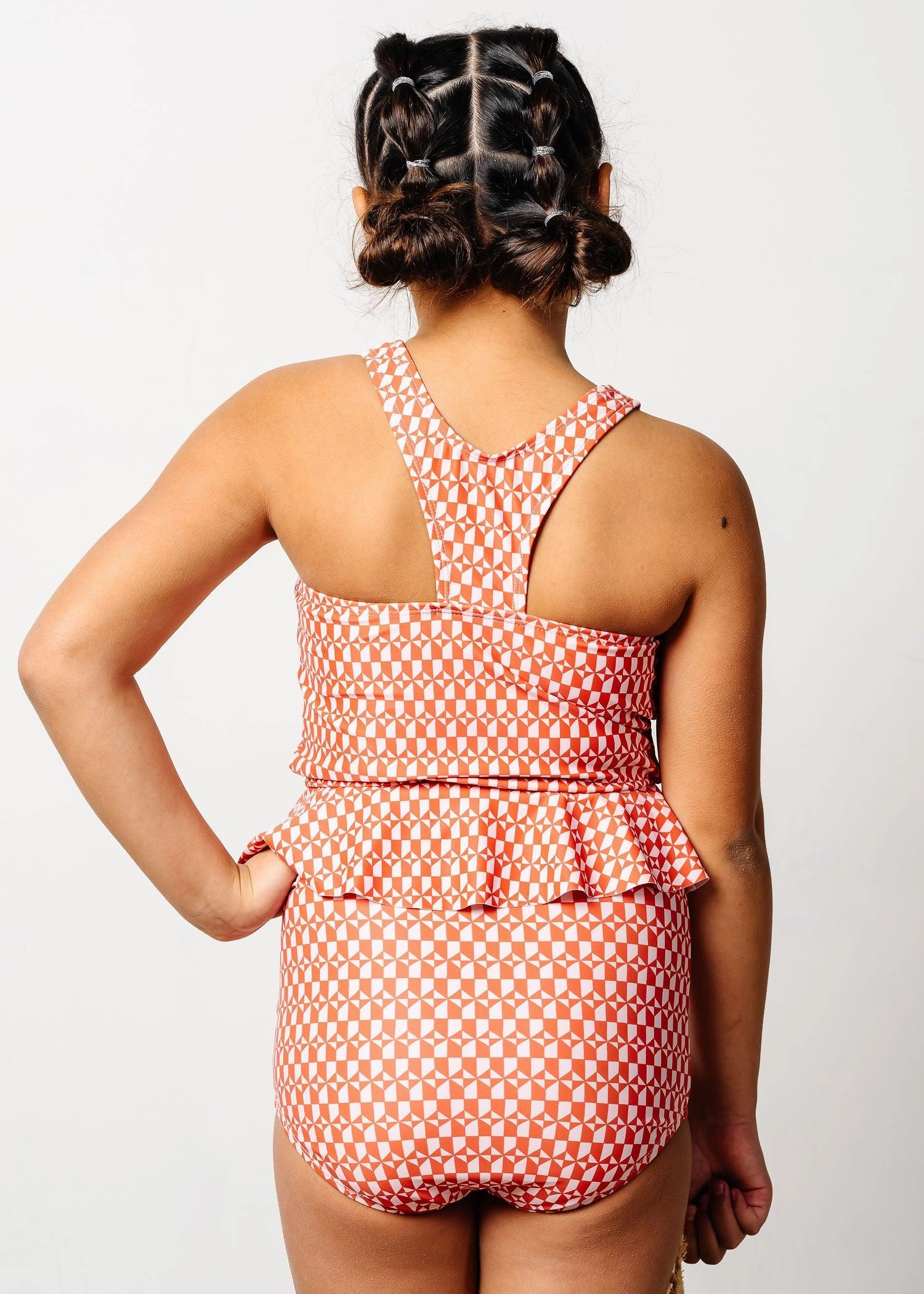 Geometric | Youth Peplum Bottoms