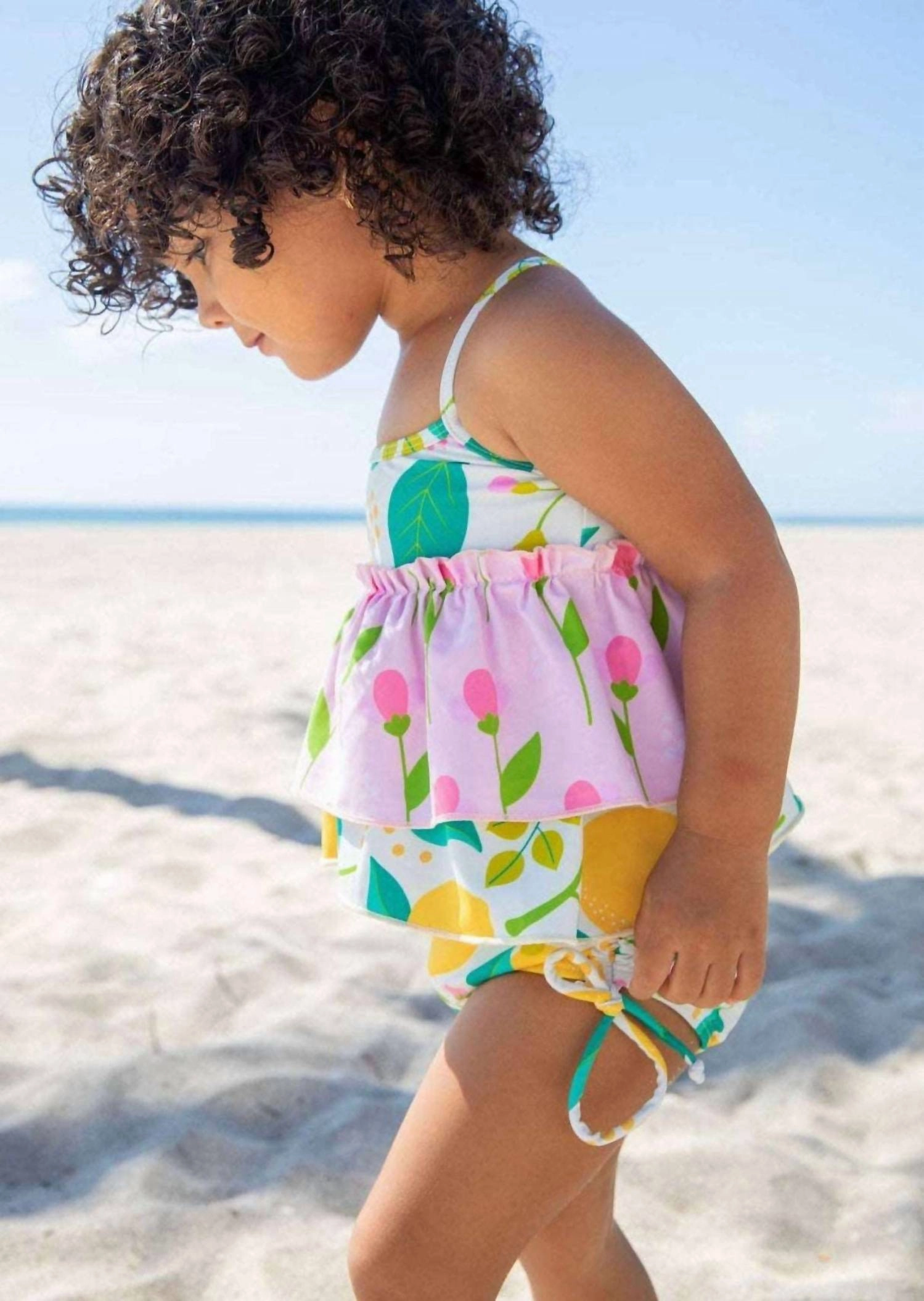 Girls Bali Sunset Two-Piece Swimsuit In Multi