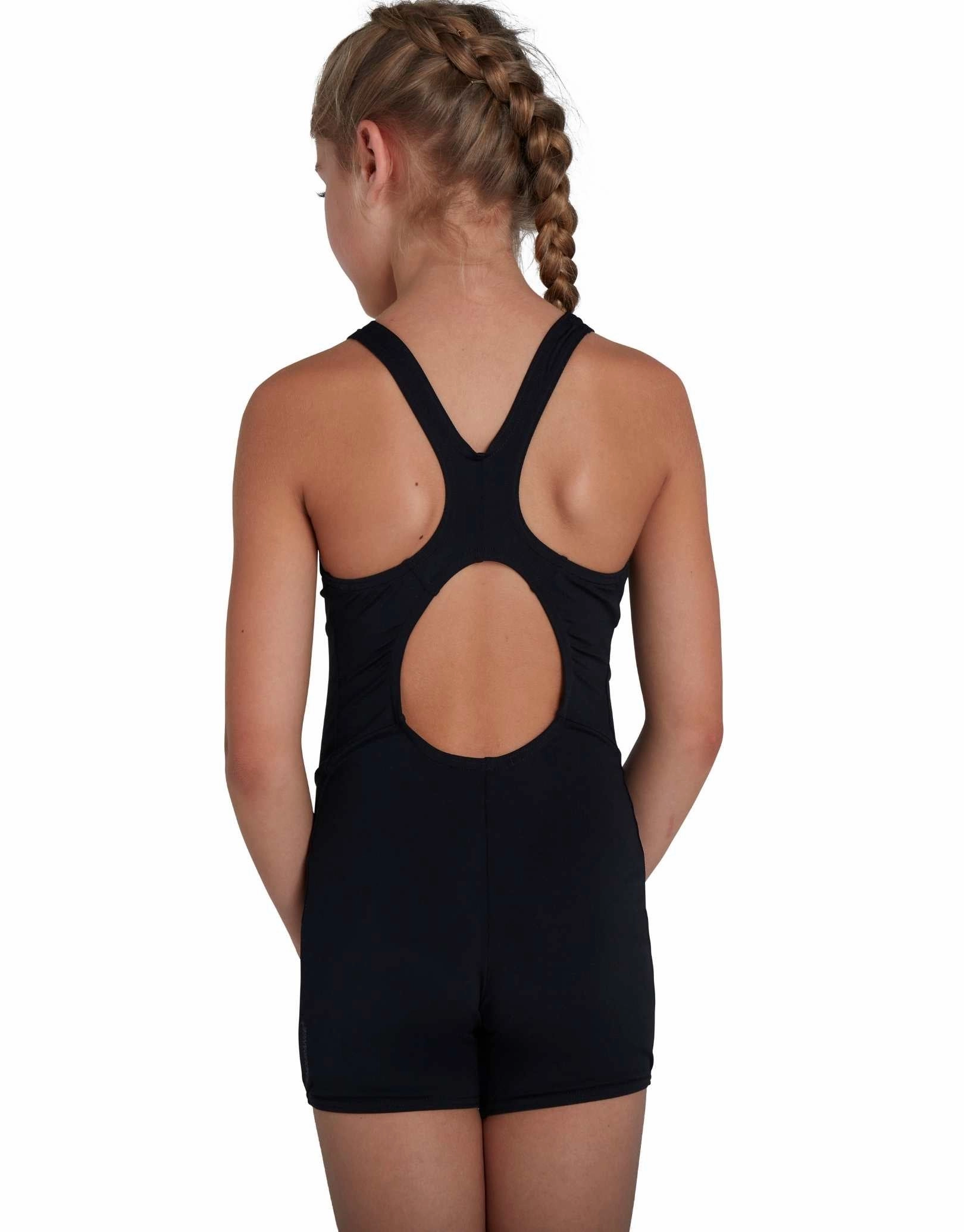 Girls Essential Endurance Plus Legsuit - Black