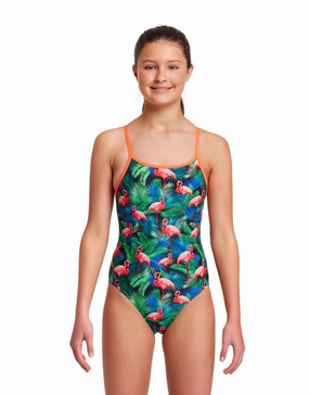 Girls Jungle Bungle Diamond Back Swimsuit girls swimwear one piece, girls rash guard swim set