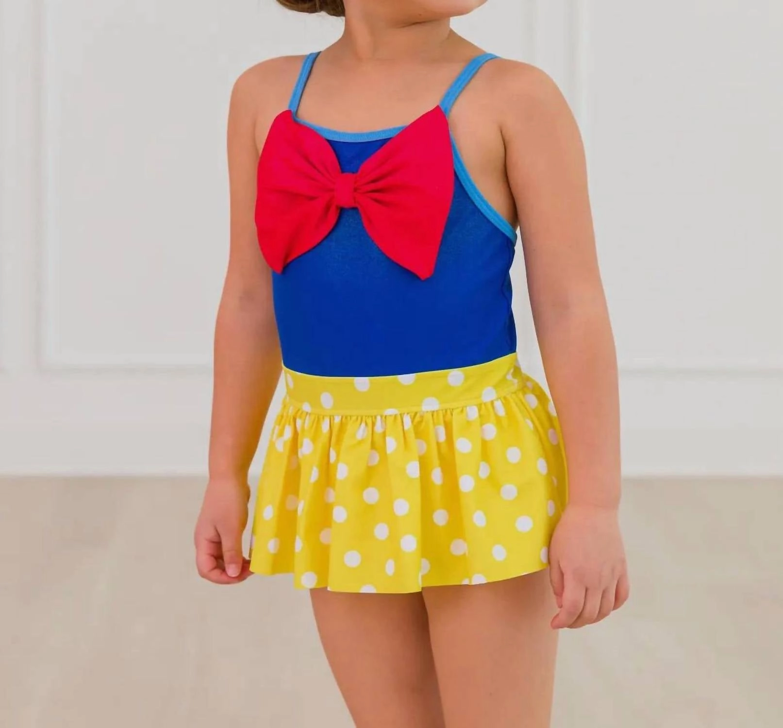 Girls Royal Blue And Yellow Princess
