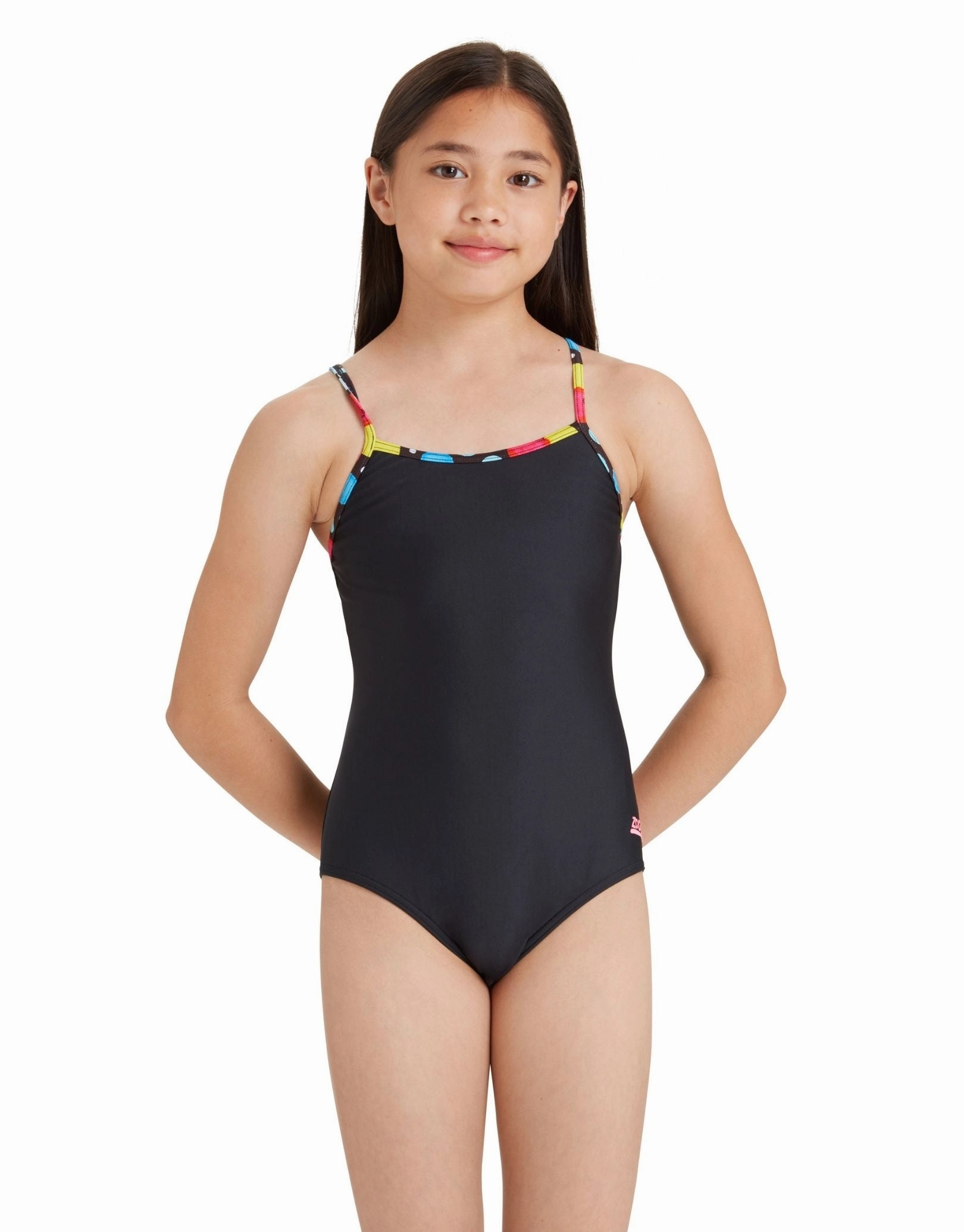 Girls Spot Classicback Swimsuit girls swimwear one piece, girls rash guard swim set