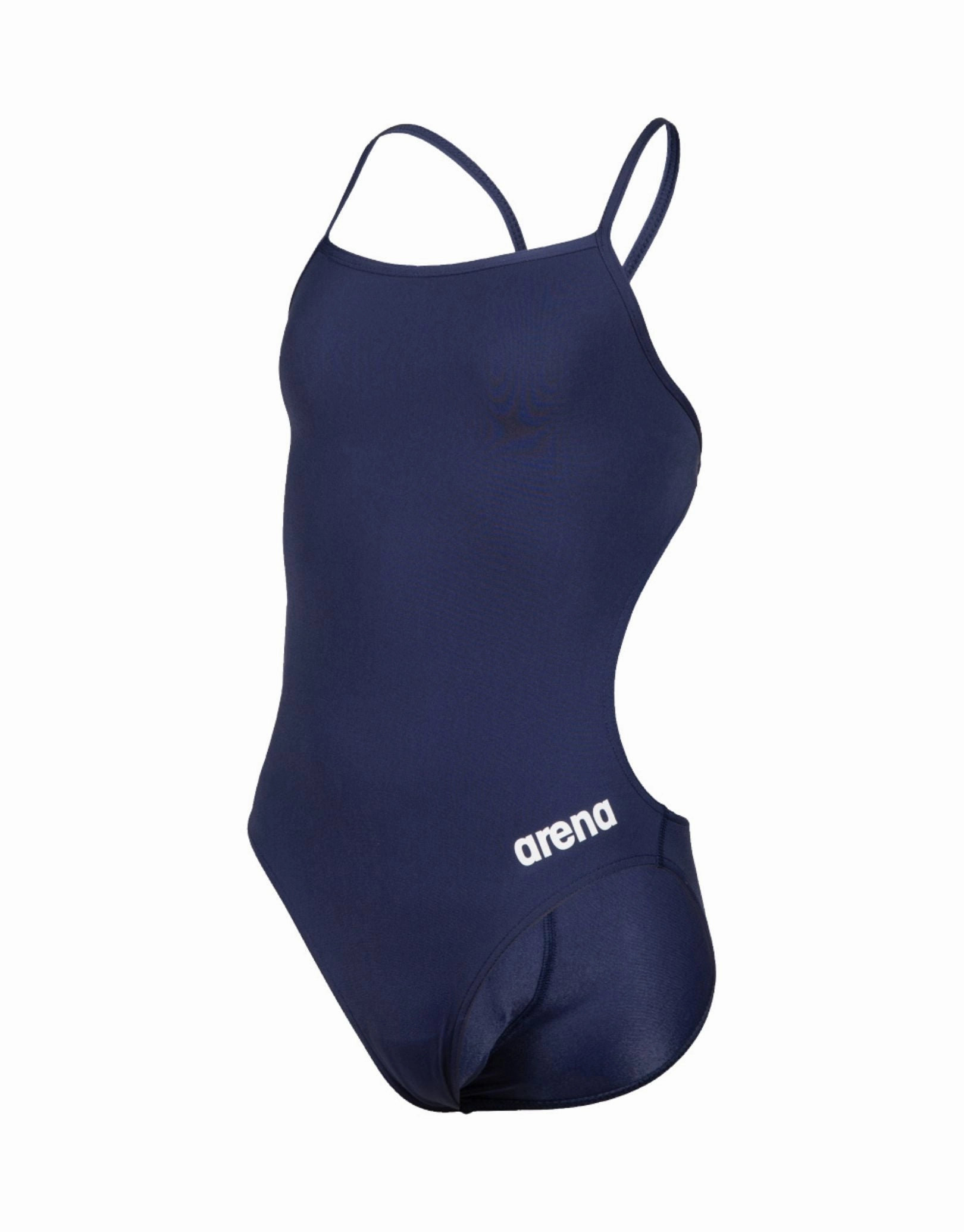 Girls Team Challenge Solid Swimsuit - Navy/White