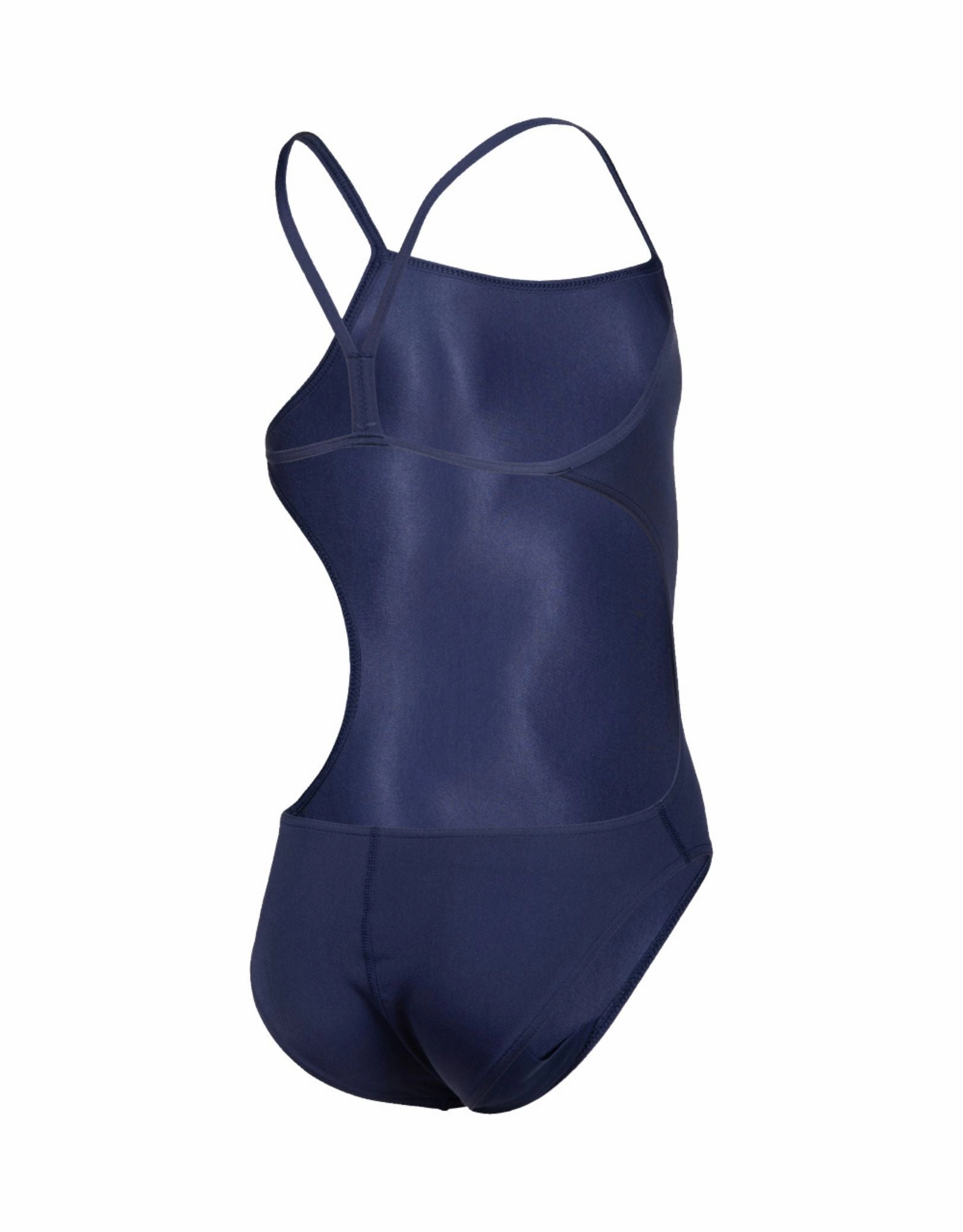 Girls Team Challenge Solid Swimsuit - Navy/White