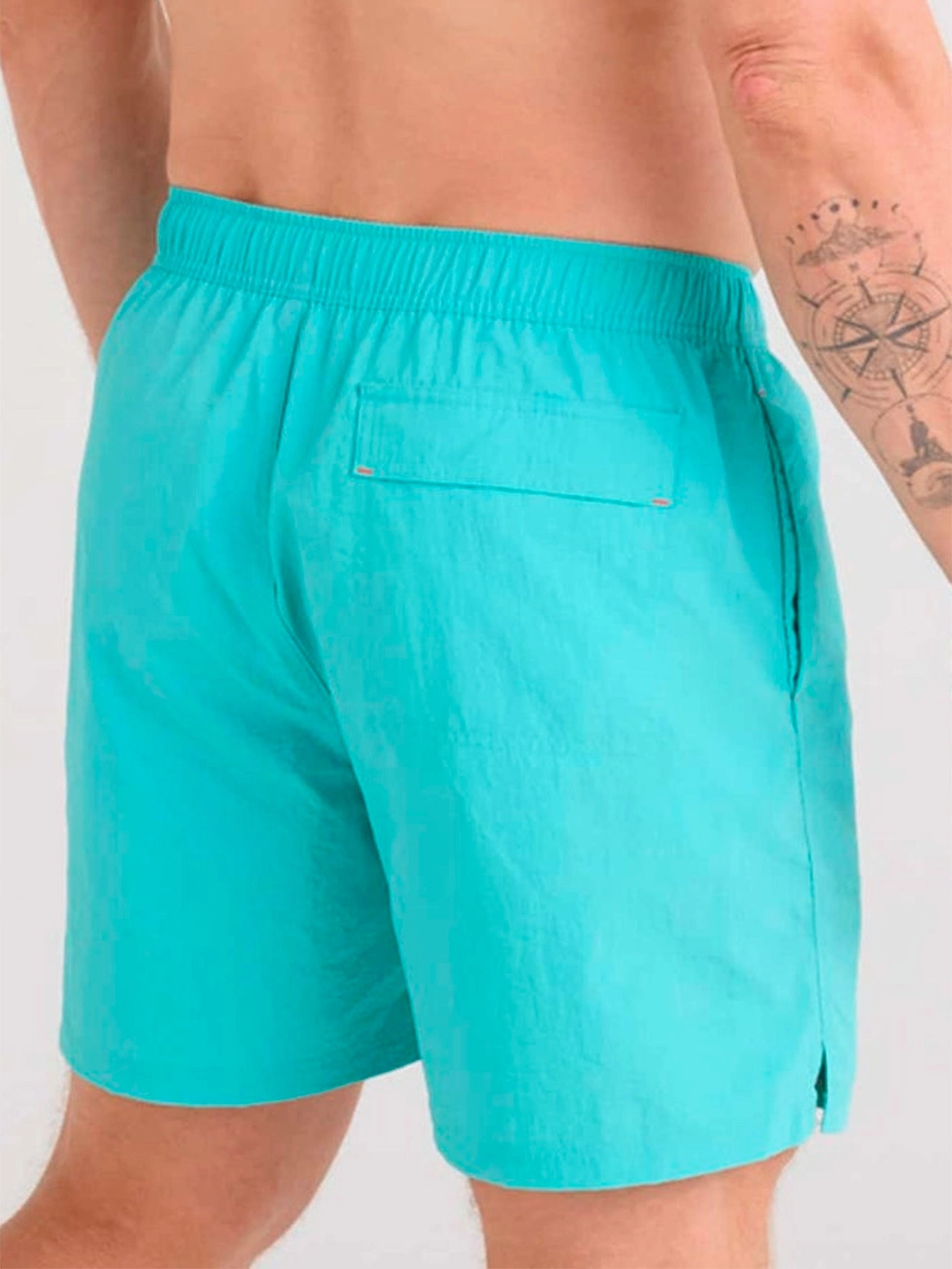 Go Coastal Volley 2N1 15" Turquoise Swim Trunk Shorts