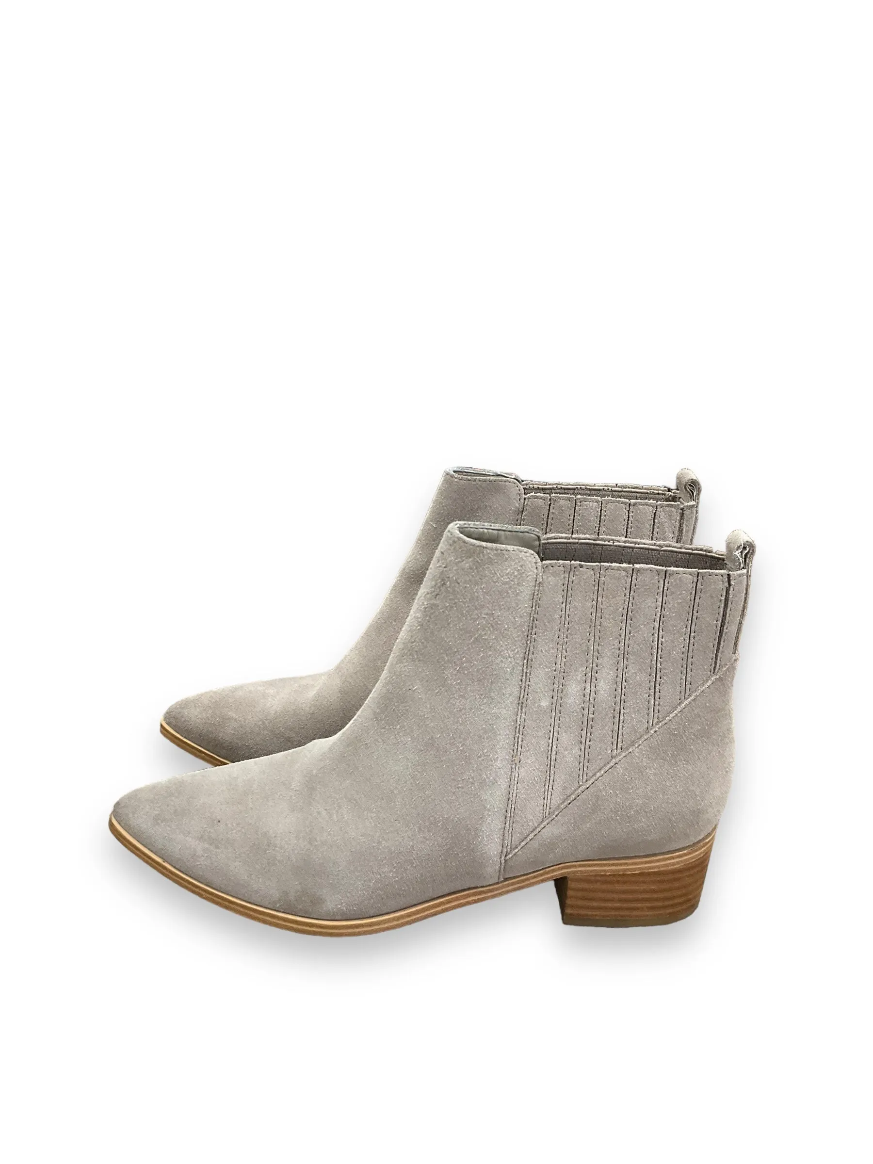 Grey Boots Ankle Heels Marc Fisher, Size 8 marc-fisher