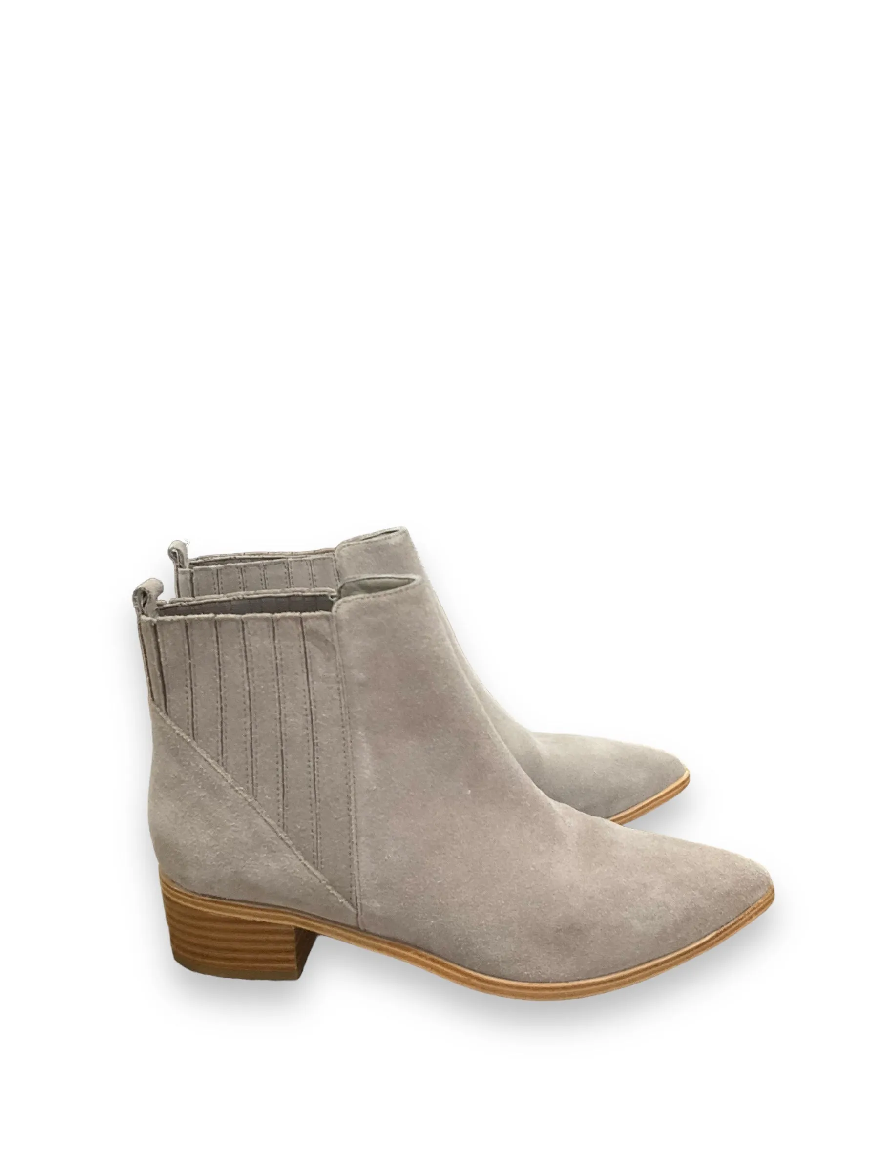 Grey Boots Ankle Heels Marc Fisher, Size 8 marc-fisher