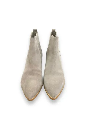 Grey Boots Ankle Heels Marc Fisher, Size 8 marc-fisher
