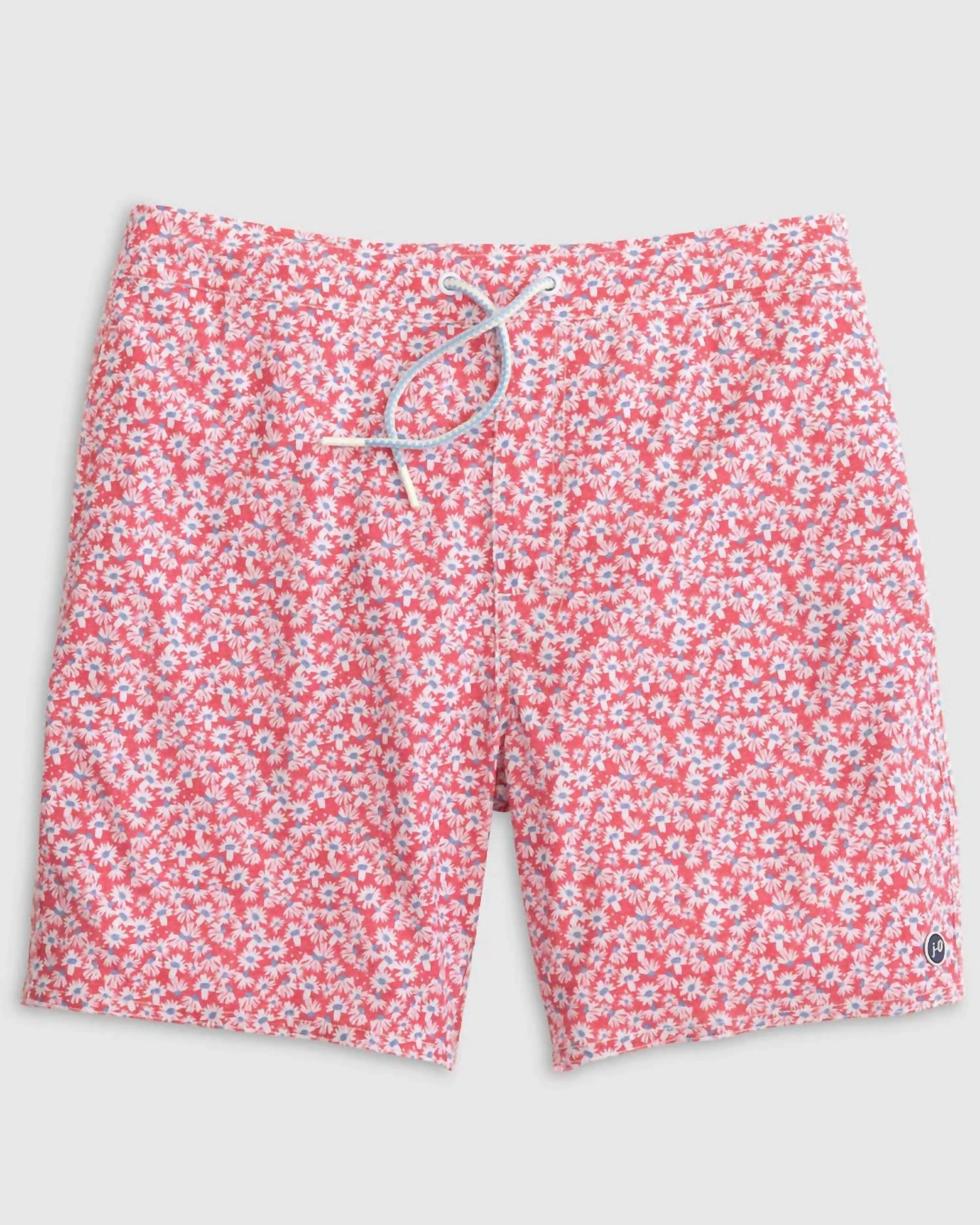 Half Elastic 7" Surf Shorts In Taffy mens beach swimwear, quick dry mens swimsuits