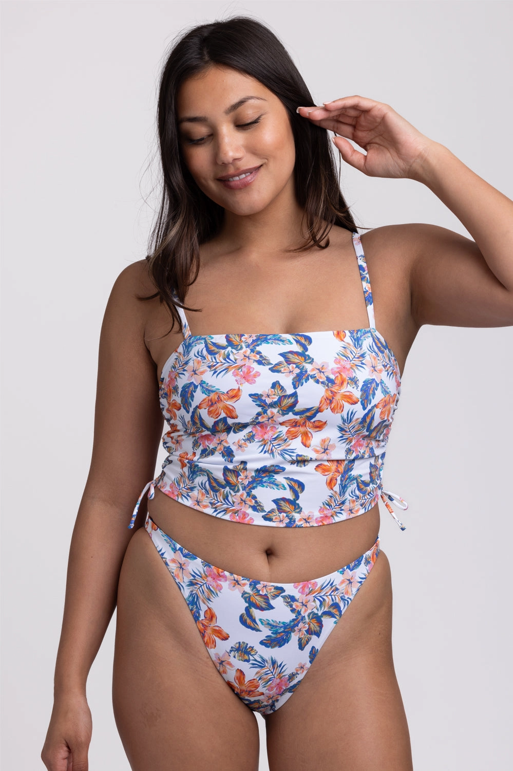 Haliewa Bikini Bottom - Flora Tiki all types of swimwear, full coverage swimwear for all ages