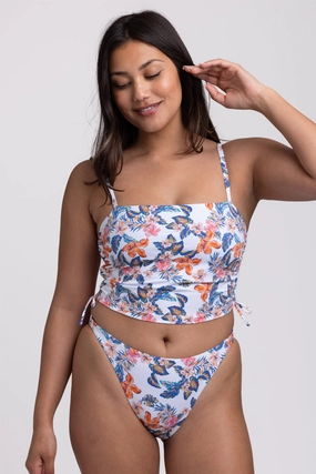 Haliewa Bikini Bottom - Flora Tiki all types of swimwear, full coverage swimwear for all ages