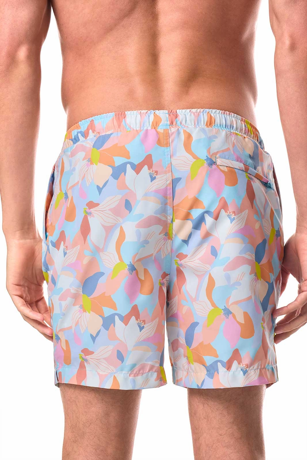 Harrison - Mens 5.5" Inseam Swim Trunk - Bleached Honeysuckle | Bleached Honeysuckle