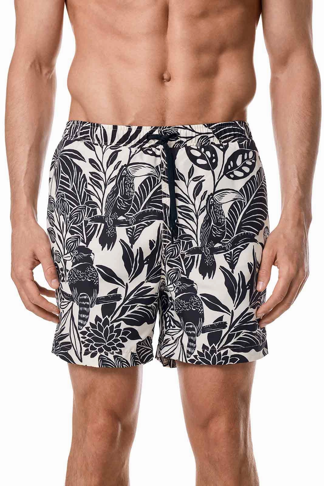 Harrison - Mens 5.5" Inseam Swim Trunk | Moonlit Tropics