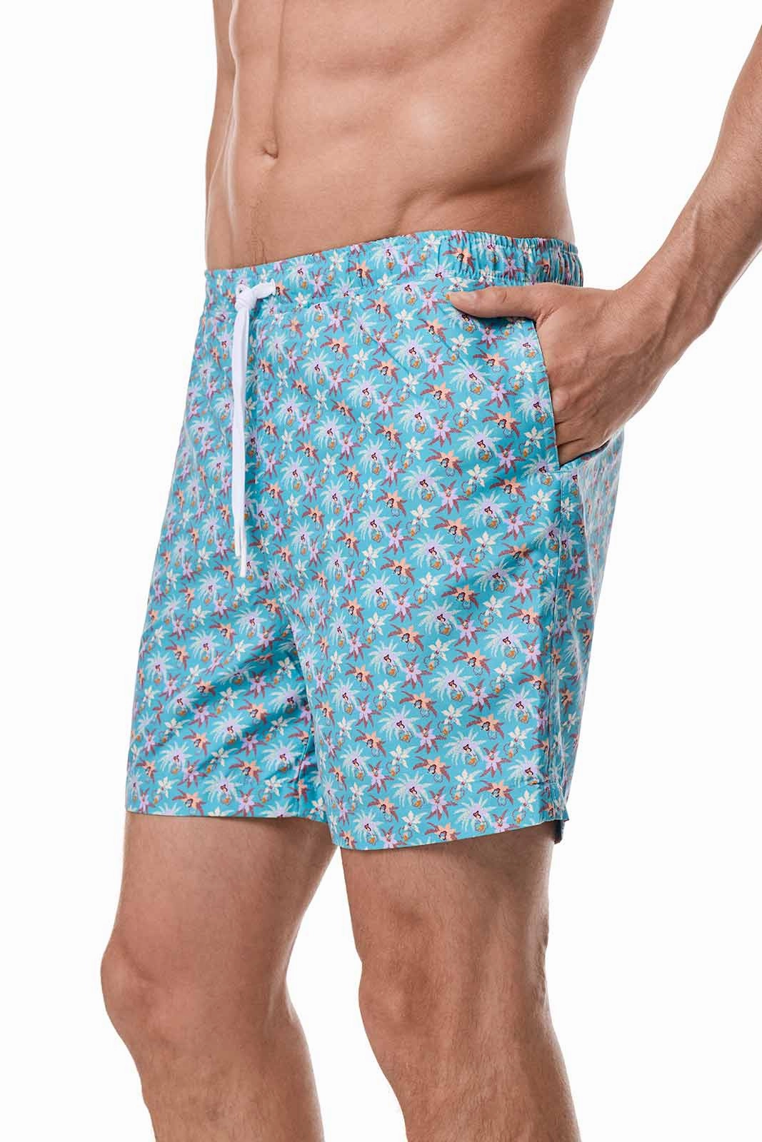 Harrison - Mens 5.5" Inseam Swim Trunk | Royal Orchid