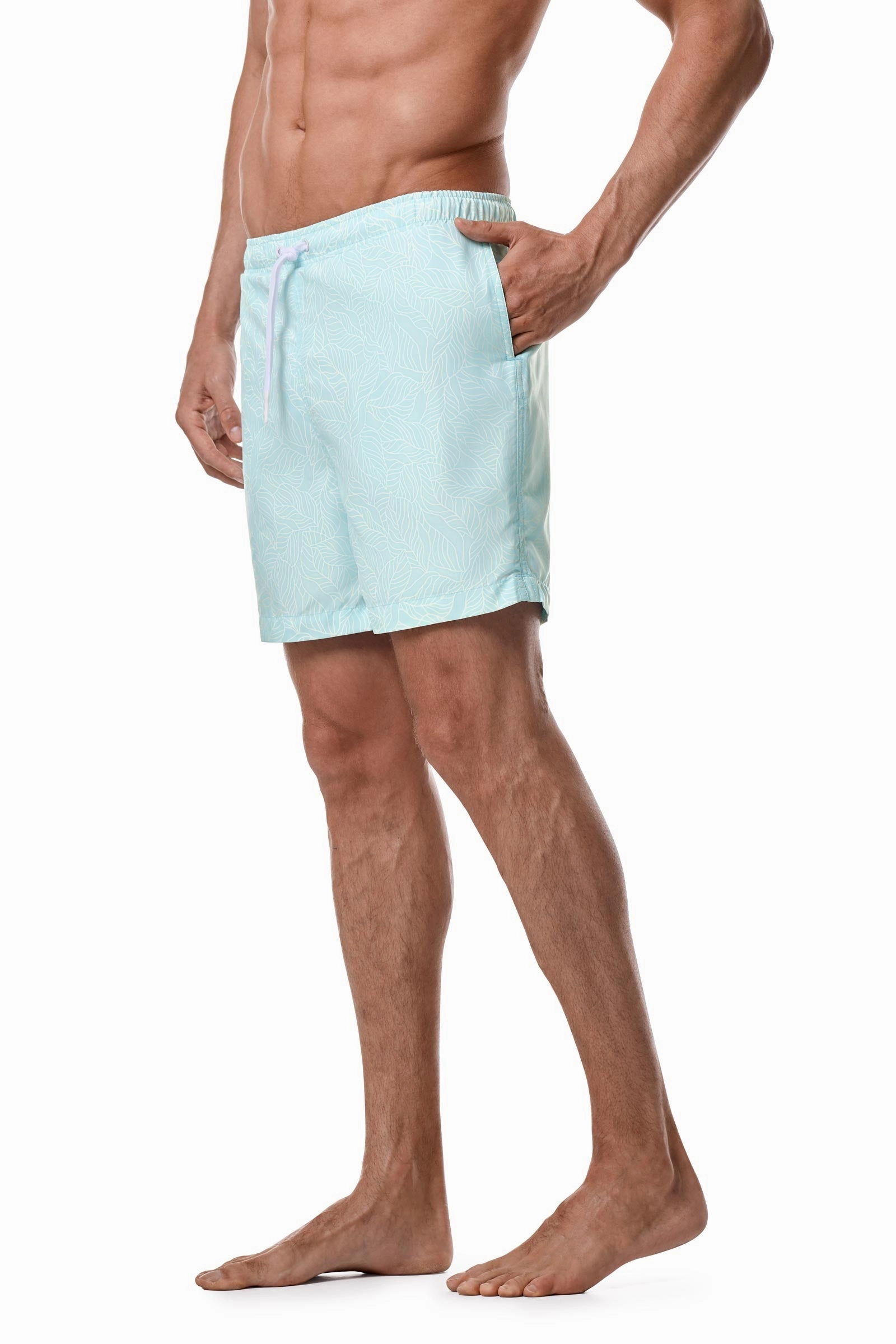 Harrison - Mens 5.5" Inseam Swim Trunk| Blooming Trellis