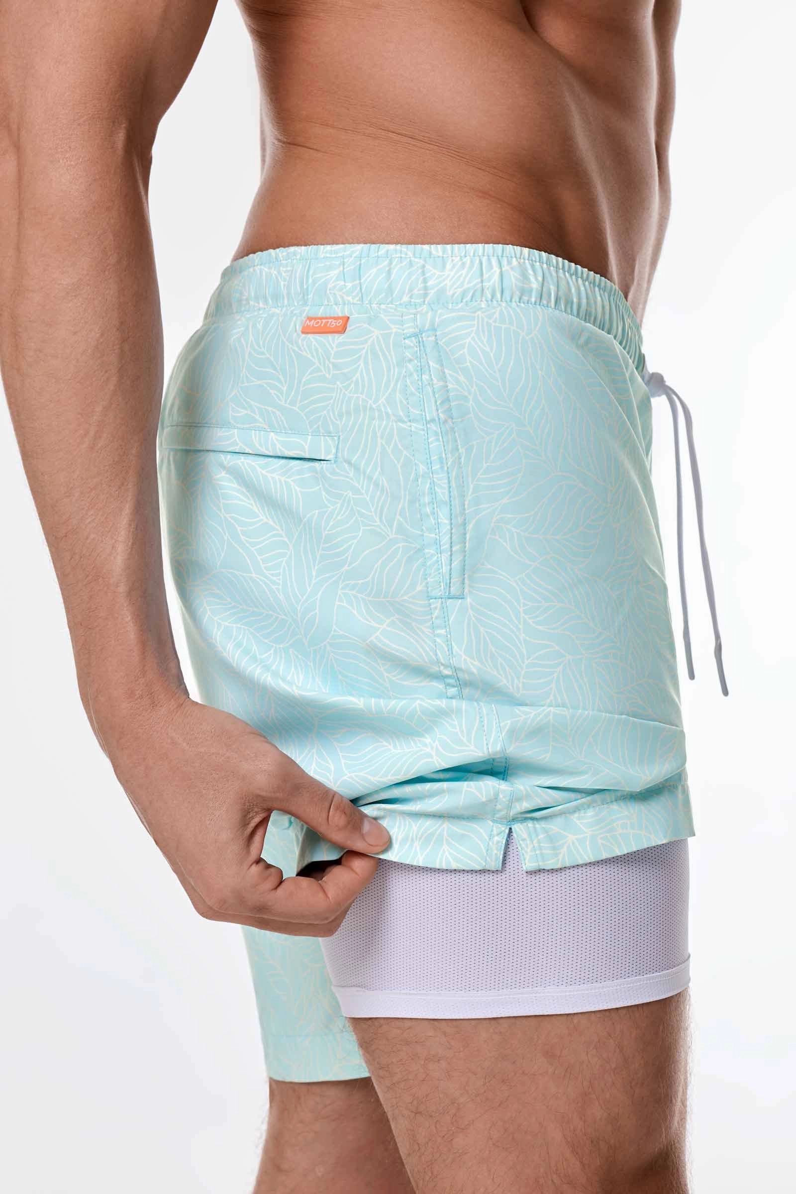 Harrison - Mens 5.5" Inseam Swim Trunk| Blooming Trellis