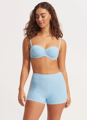 Havana Boyleg - Powder Blue modern womens swimwear, one piece swimsuits women