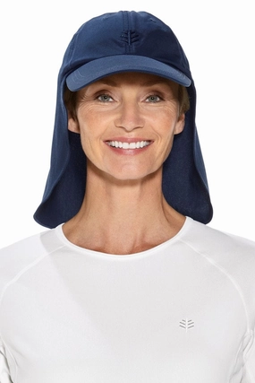 Hayden Chlorine Resistant All Sport Hat | Navy adjustable swimsuits for women, breathable swimwear for ladies
