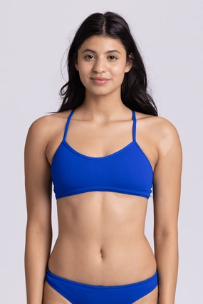 Heidi Bikini Top - Blueberry all types of swimwear, stylish swimwear for all body types