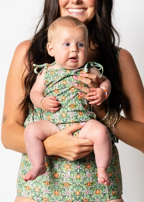 Heirloom Tulip | Baby Simply One-Piece girls full coverage swimwear, kids swimwear for pool