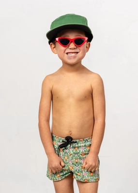 Heirloom Tulip | Mini Euro Shorts boys summer swimwear, boys rash guard swim sets