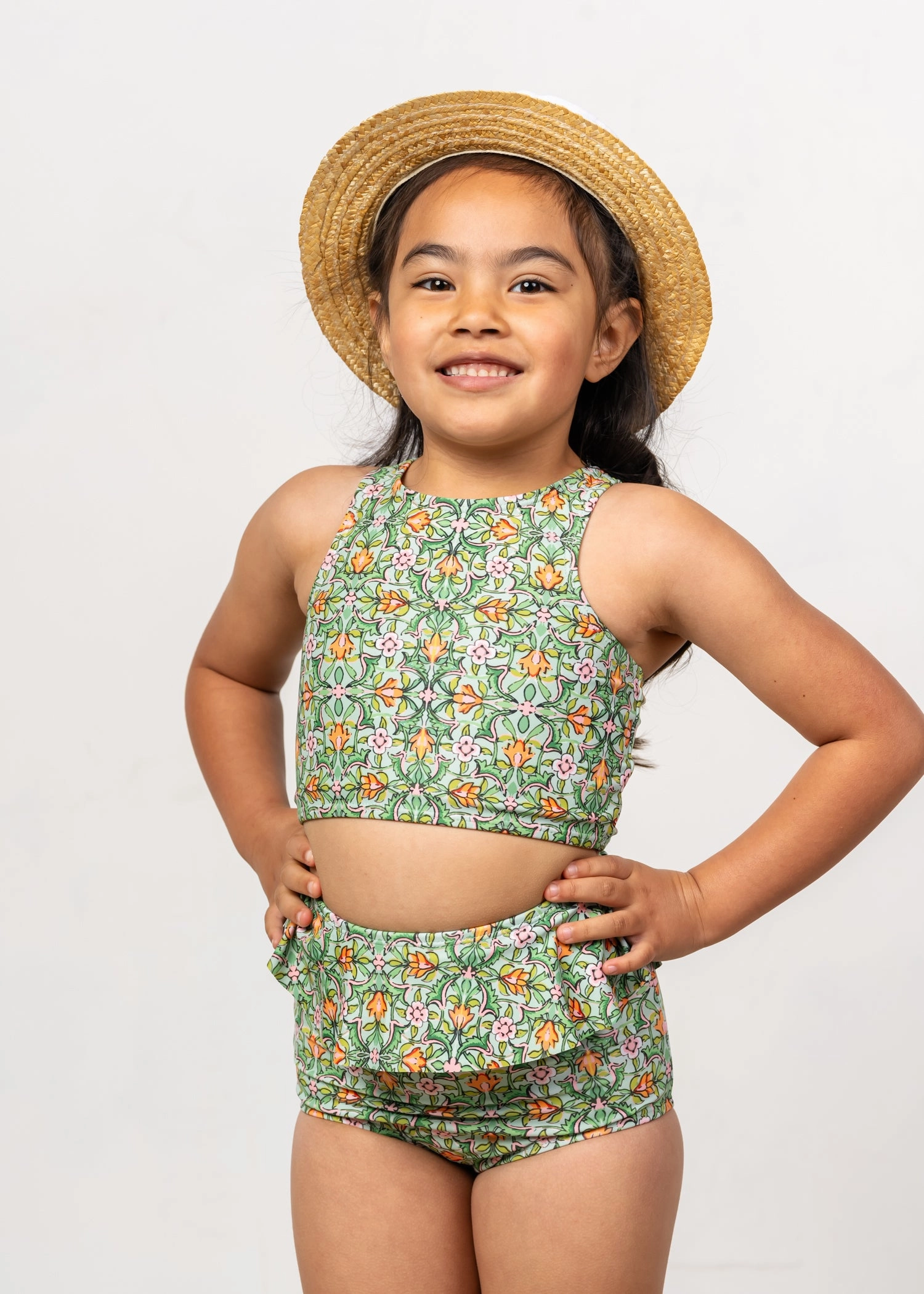 Heirloom Tulip | Mini Racer Back Top