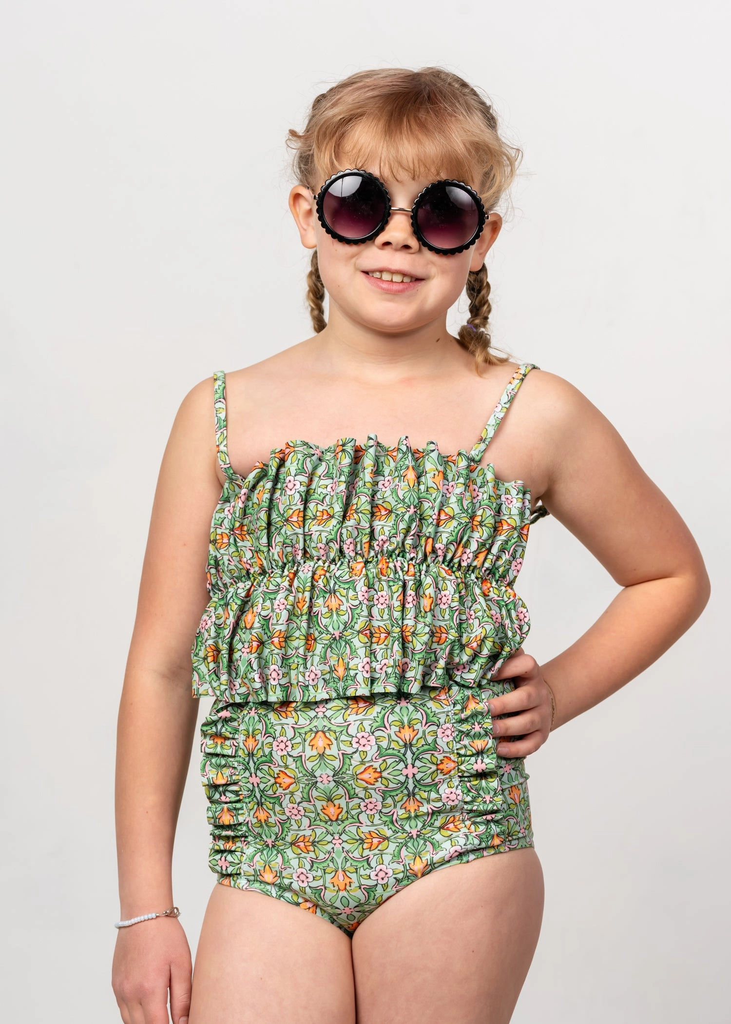 Heirloom Tulip | Youth Oversized Ruffle Top