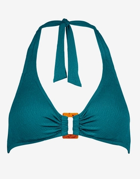 Hero Essentials Halter Bikini Top C Cup -Hydro Green stylish swimwear tops, womens beach tops