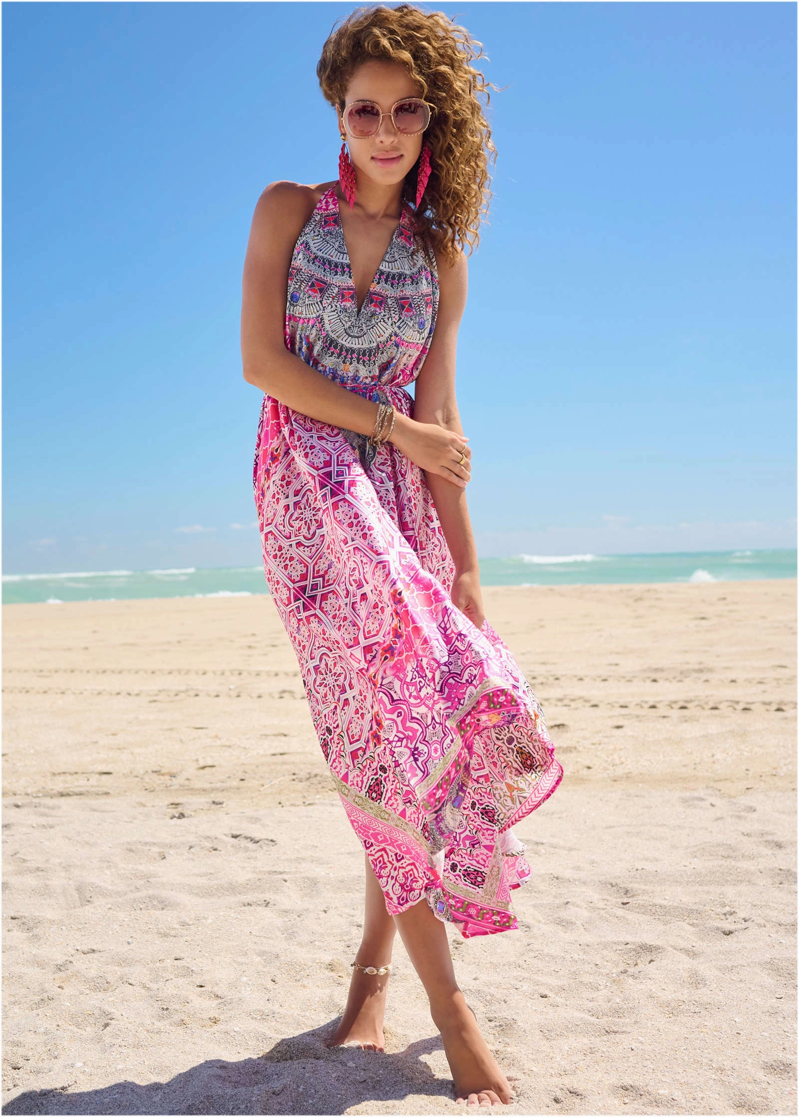 High Low Cover-Up Dress - Wonderer womens sun protection swimwear, trendy swimwear collection