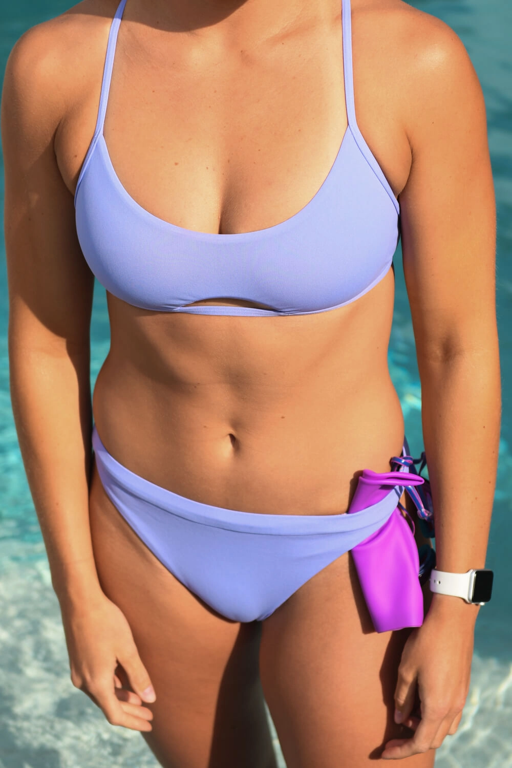 Holland Bikini Bottom - Lavender mix and match bikinis, stylish women's bikini options