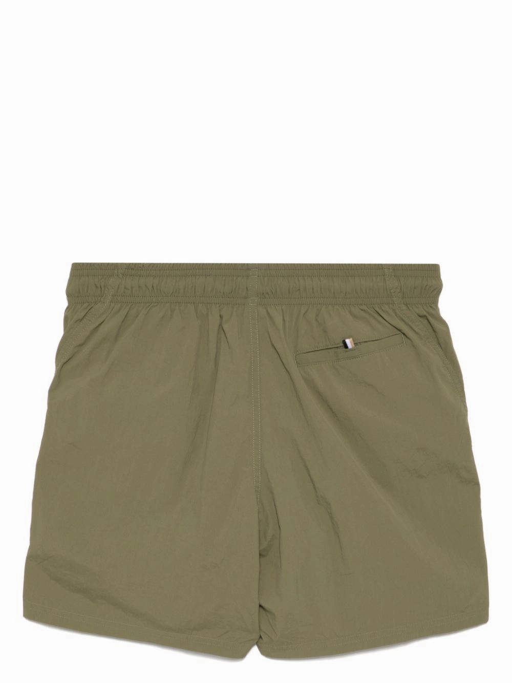 Hugo Boss Men's Octopus Swim Trunks, Olive Green