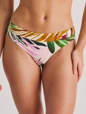 Indigenous Jungle Regular Waist Bikini Bottom basic swimsuits for women, durable swimwear for ladies