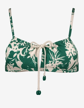 Inside Nostalgia Bralette Bikini Top - Ivy Cream stylish swimwear tops, womens beach tops