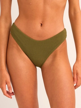 Isla Rib Holiday Bikini Bottom basic swimsuits for women, durable swimwear for ladies