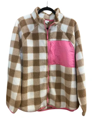 Jacket Fleece By J. Crew In Tan, Size: 2x j crew