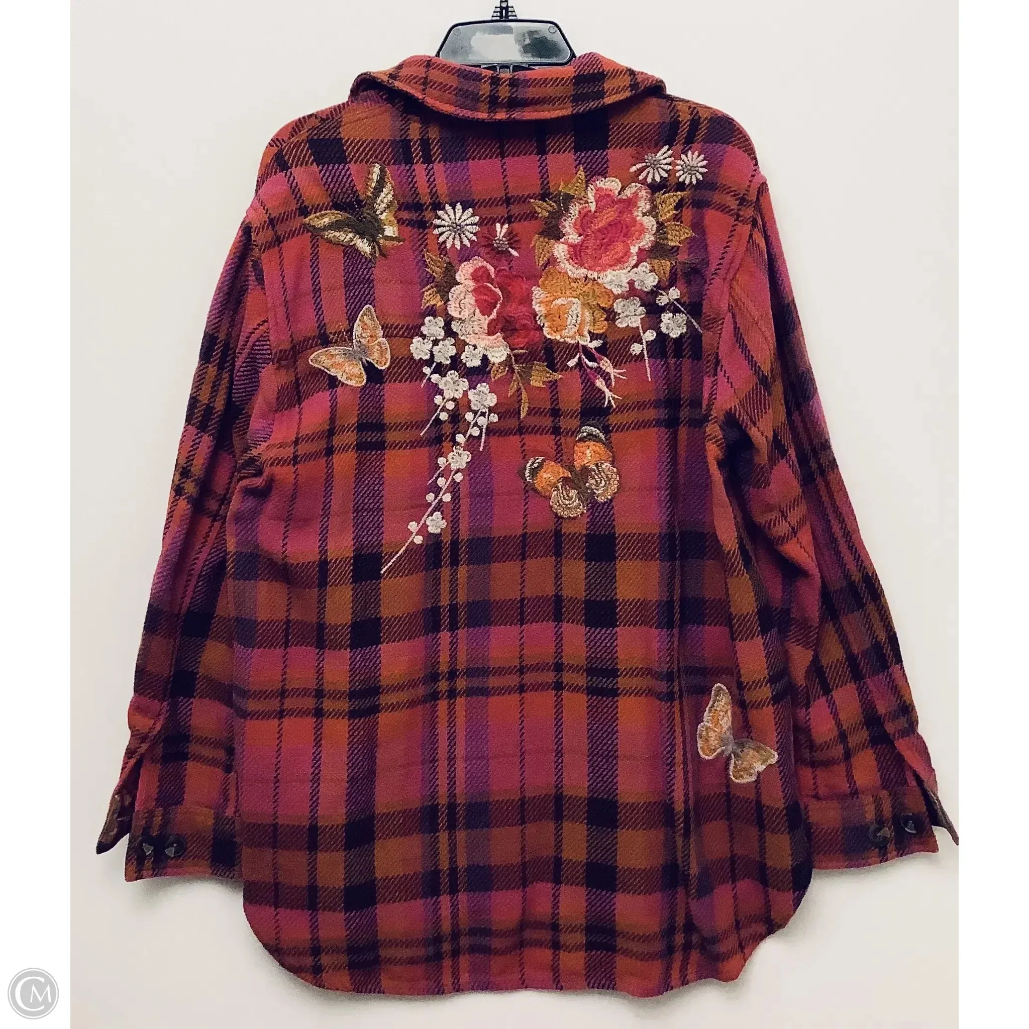 Jacket Shirt By Johnny Was In Multi-colored, Size: M Johnny Was Clothing