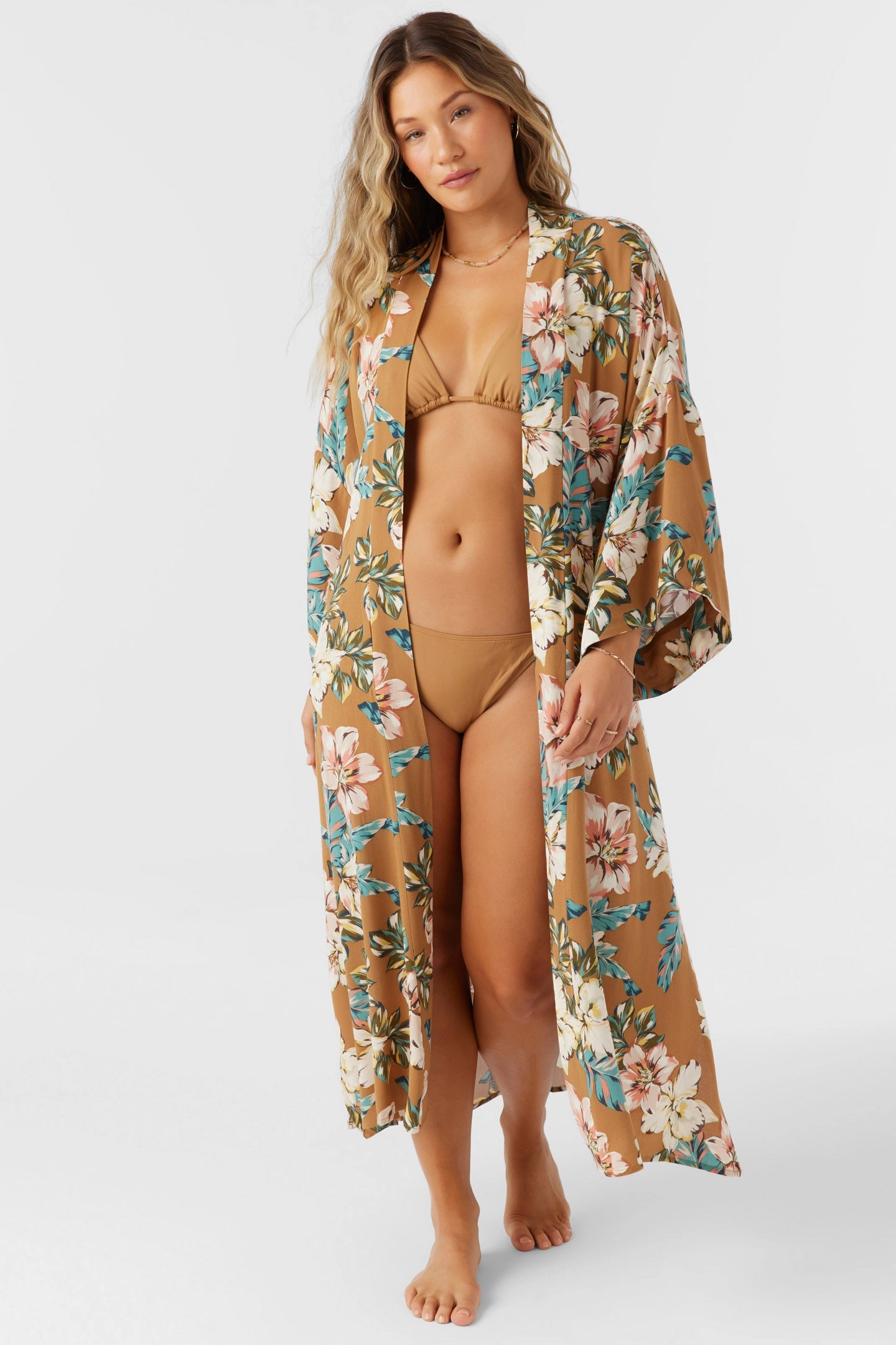 JACKEY PRINTED KIMONO DRESS